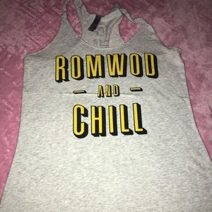 Romwod and chill tank top